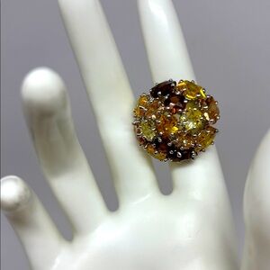 😀 2/$15 Pretty Dome Ring in Autumn Colors